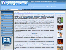 Tablet Screenshot of musicaindelebile.com